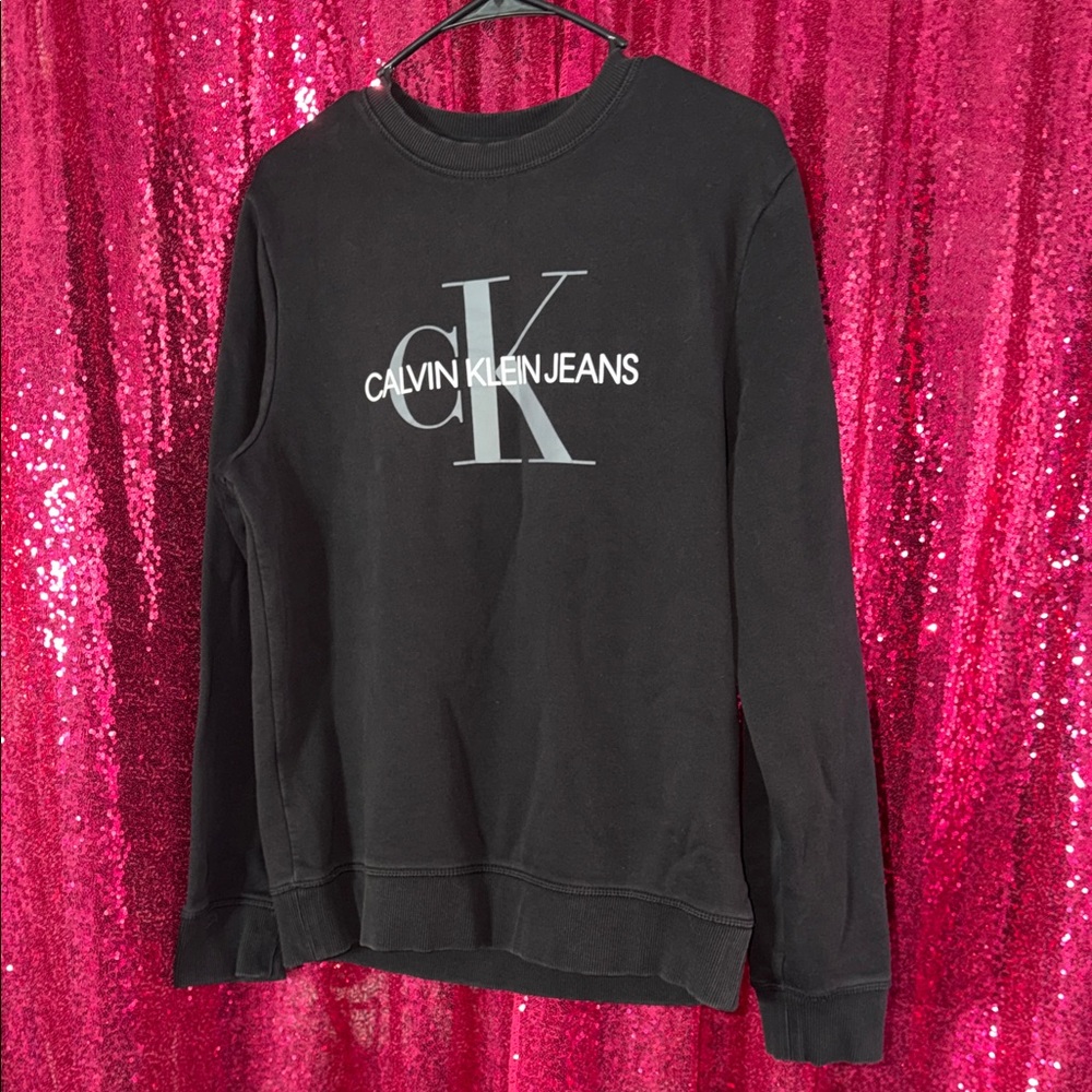 Calvin Klein Black Crewneck Sweatshirt